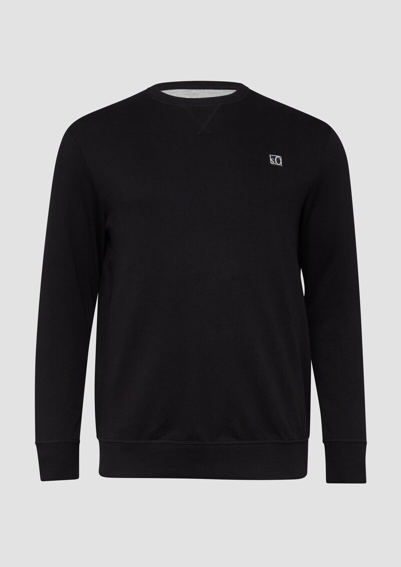 Weiches Sweatshirt aus Baumwollmix mit Crew Neck