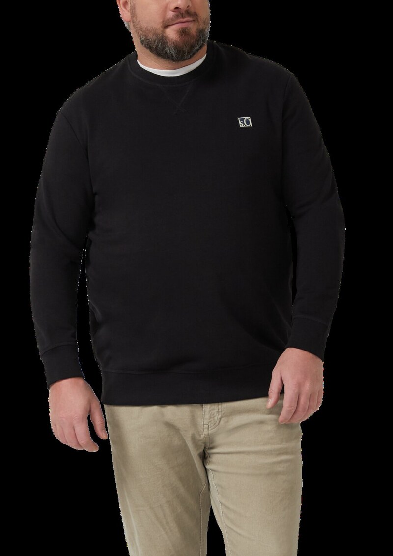 Weiches Sweatshirt aus Baumwollmix mit Crew Neck
