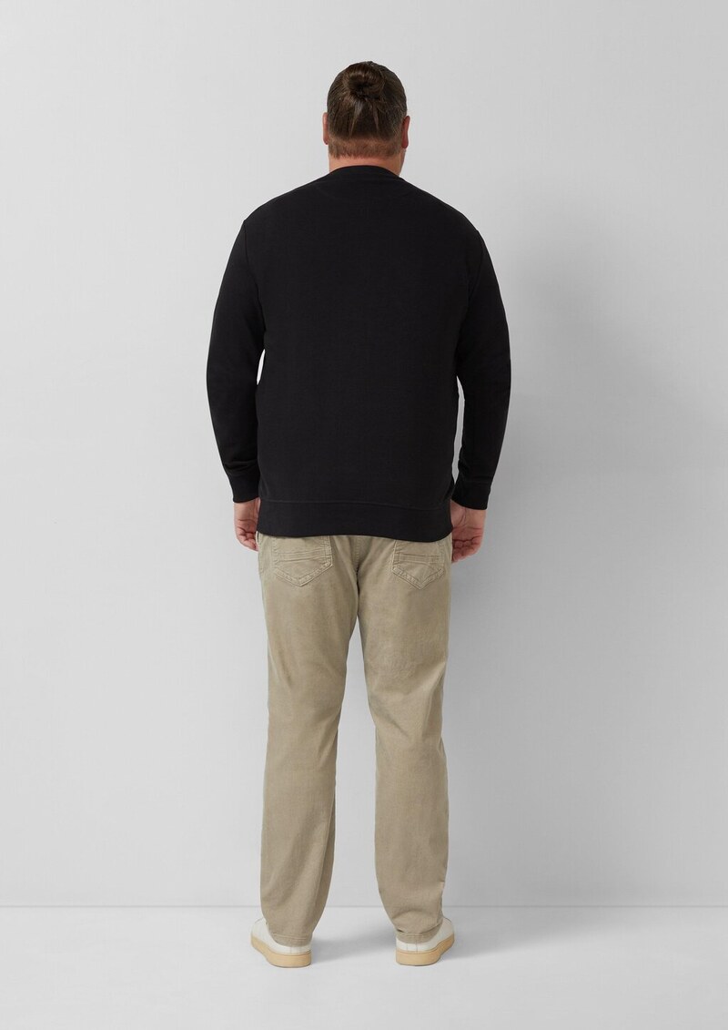 Weiches Sweatshirt aus Baumwollmix mit Crew Neck