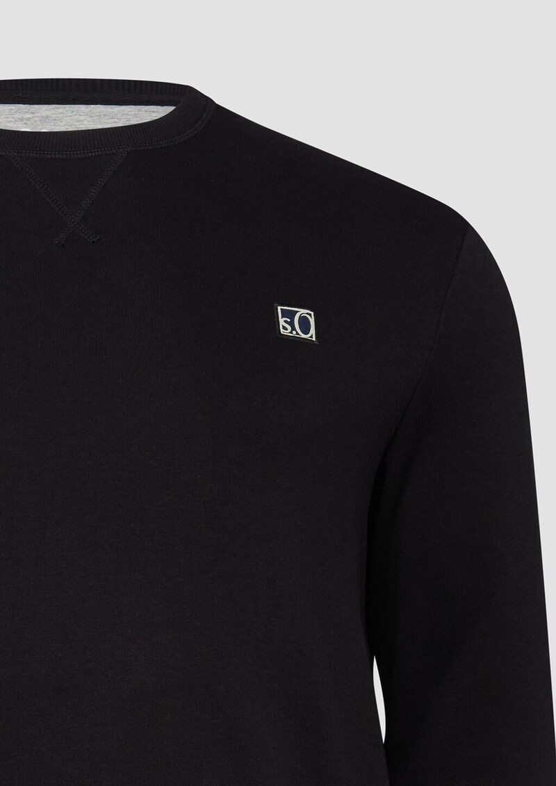 Weiches Sweatshirt aus Baumwollmix mit Crew Neck