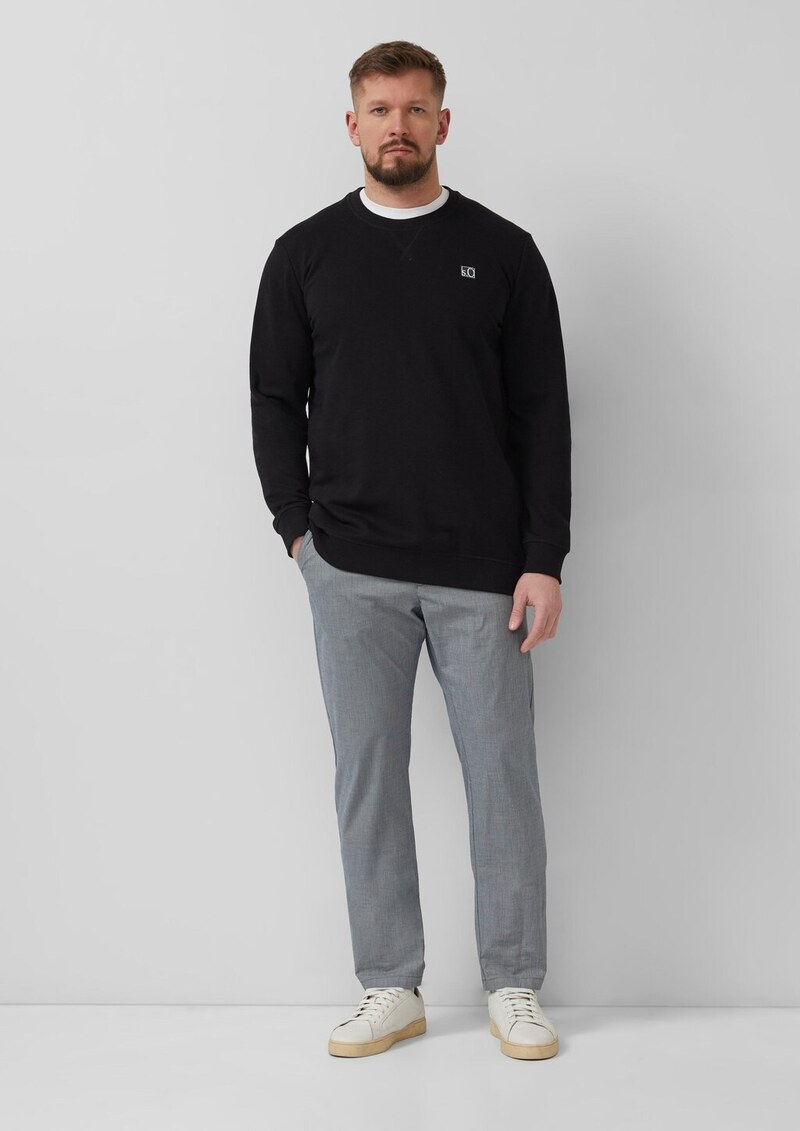 Weiches Sweatshirt aus Baumwollmix mit Crew Neck