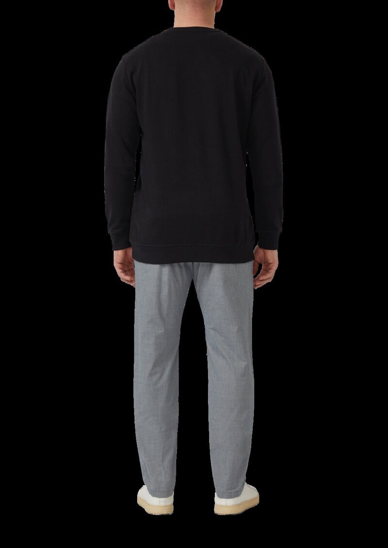 Weiches Sweatshirt aus Baumwollmix mit Crew Neck