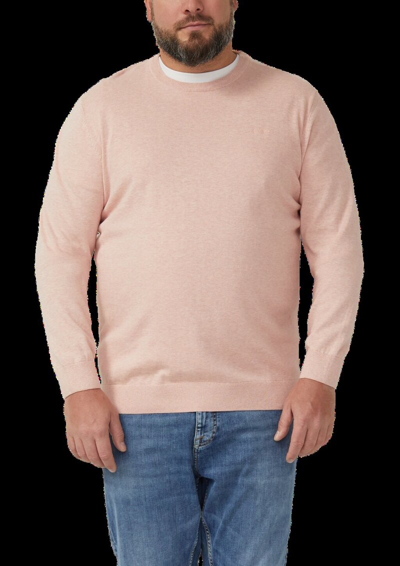 Strickpullover mit Logo-Stickerei