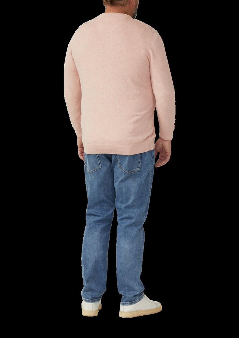 Strickpullover mit Logo-Stickerei