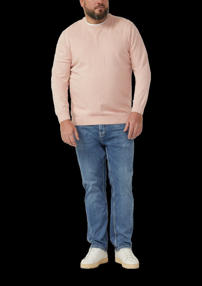 Strickpullover mit Logo-Stickerei