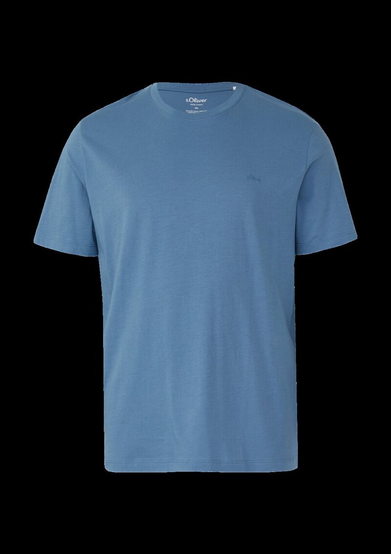 Baumwoll-T-Shirt mit Logo-Print