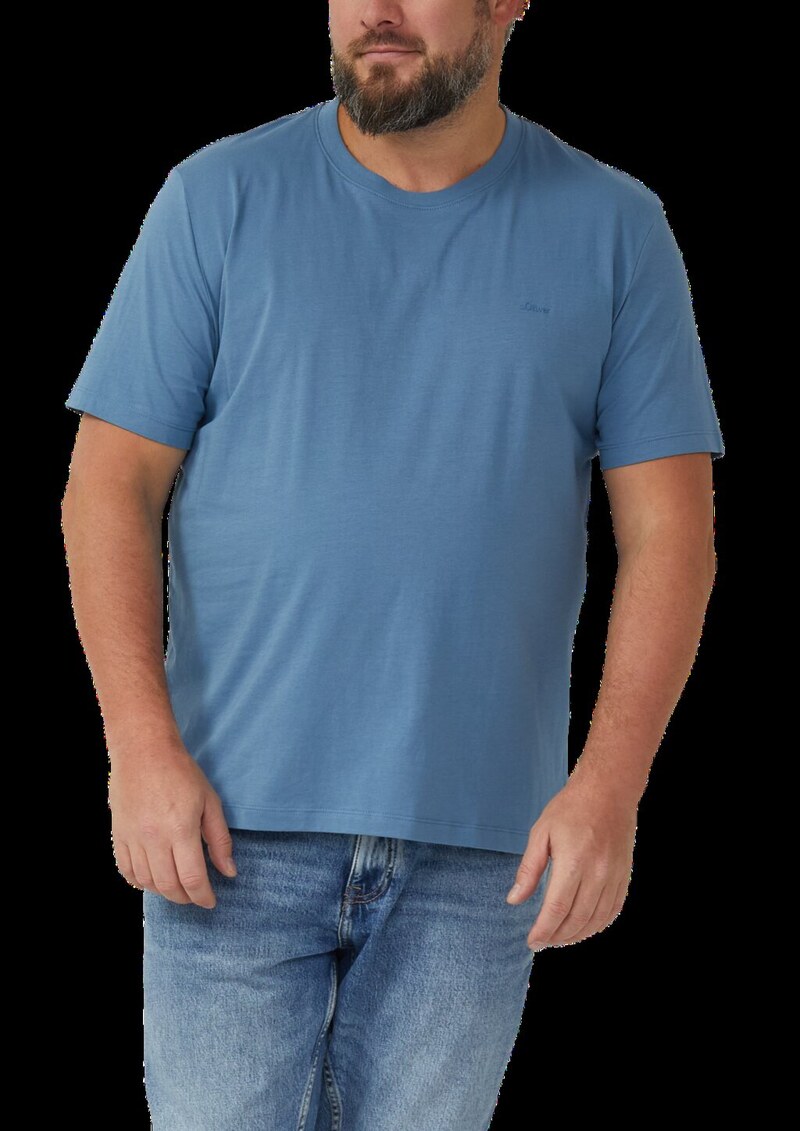 Baumwoll-T-Shirt mit Logo-Print