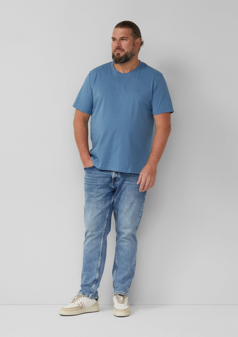 Baumwoll-T-Shirt mit Logo-Print