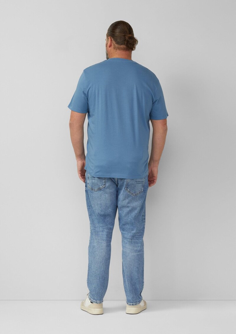 Baumwoll-T-Shirt mit Logo-Print