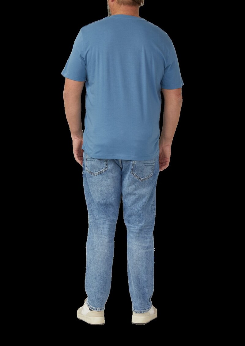 Baumwoll-T-Shirt mit Logo-Print