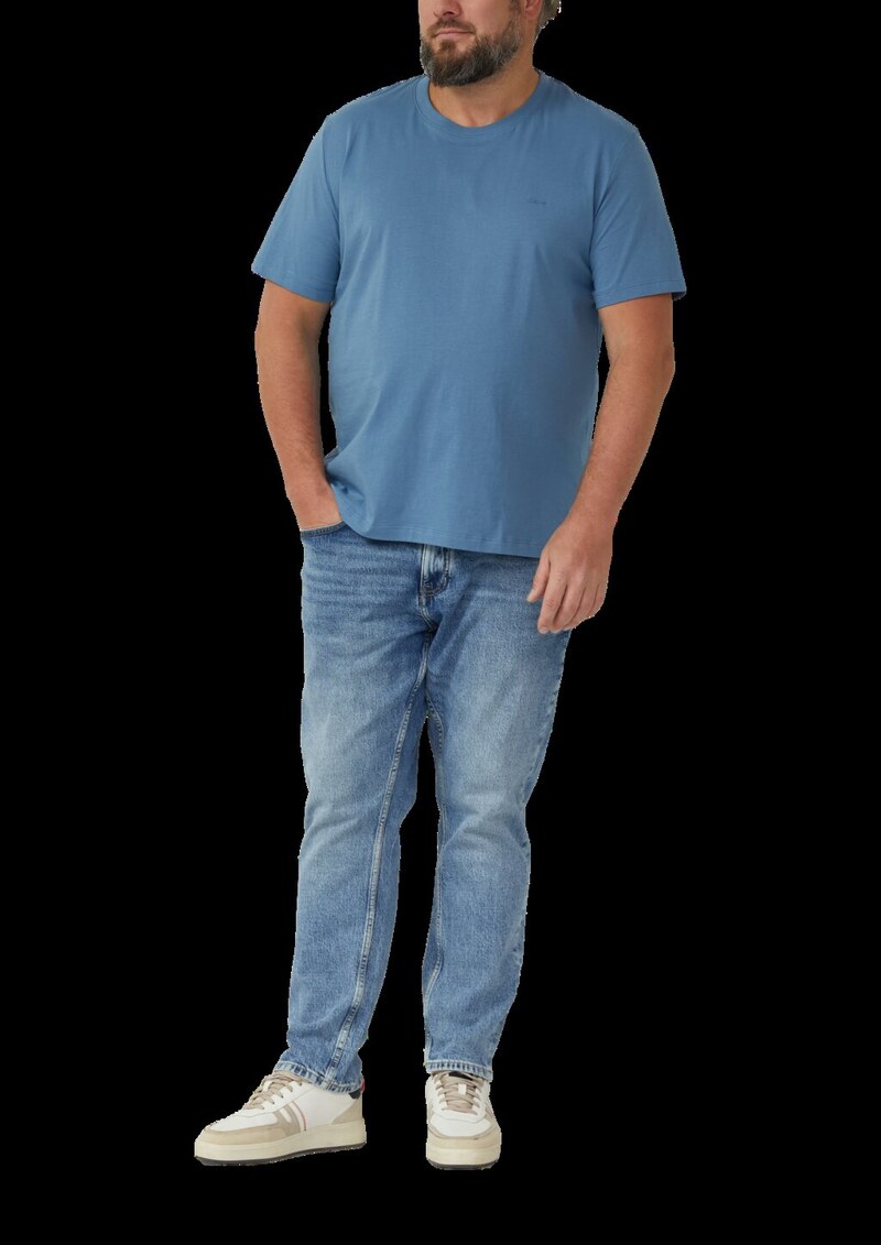 Baumwoll-T-Shirt mit Logo-Print