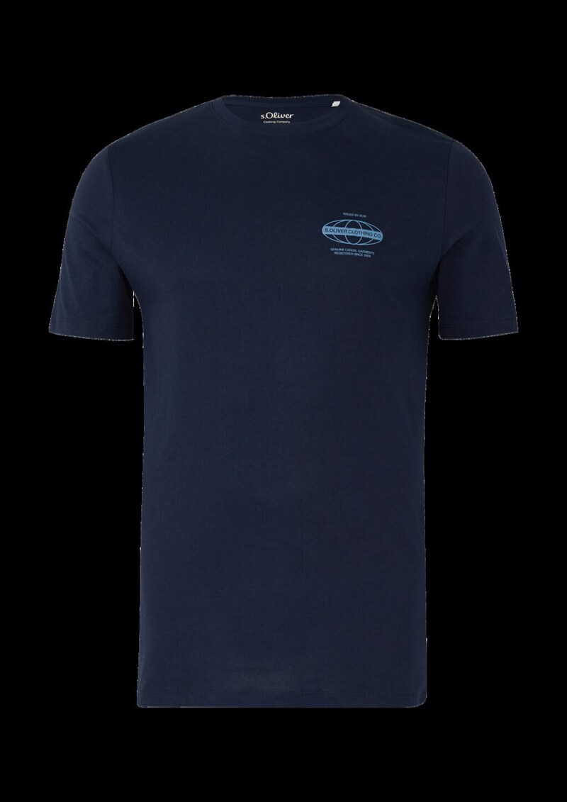 Jersey-T-Shirt mit Frontprint