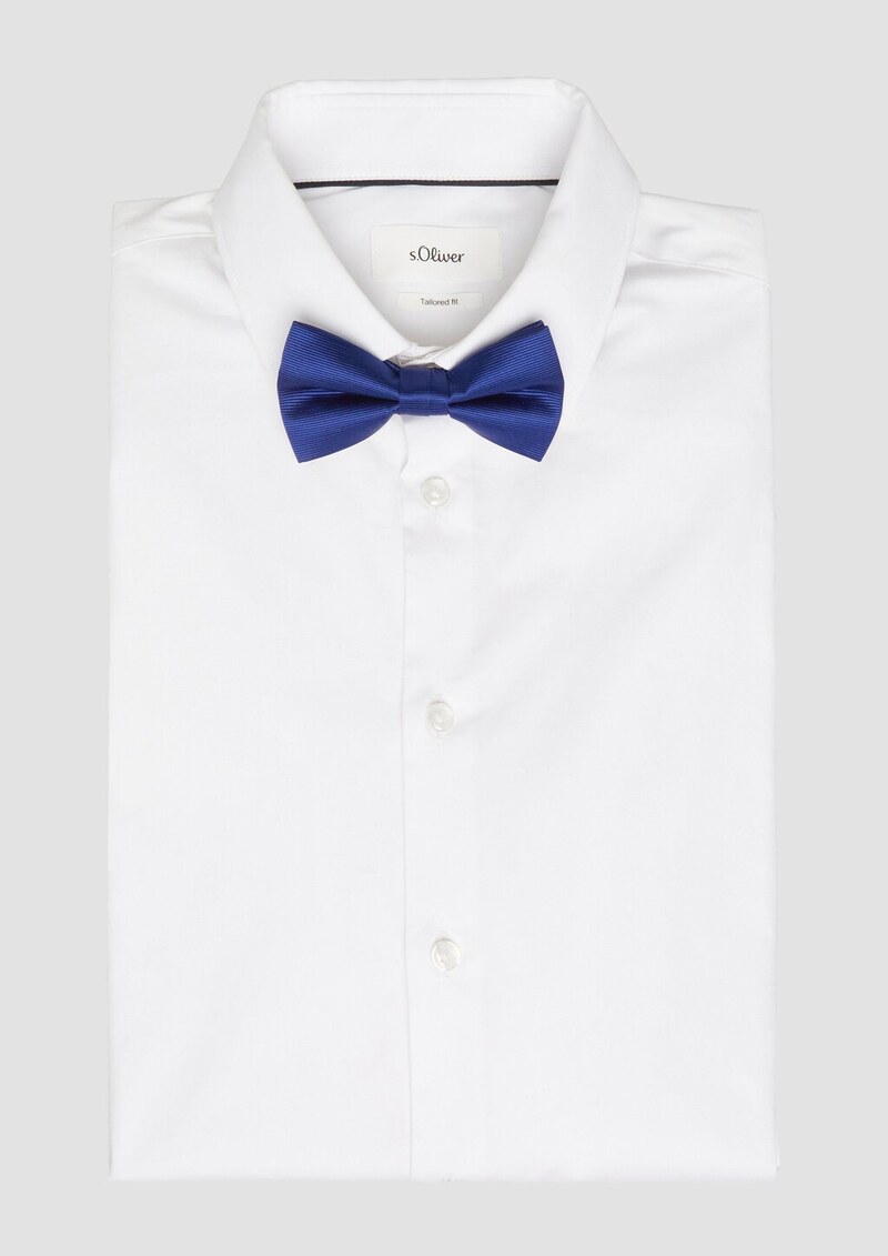 Elegantes Set aus Fliege und Einstecktuch aus Seidenmix