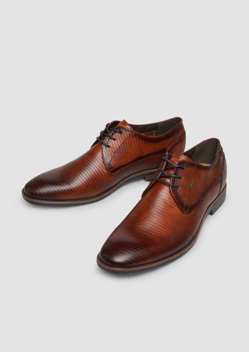 Elegante Schnürer in Leder-Optik