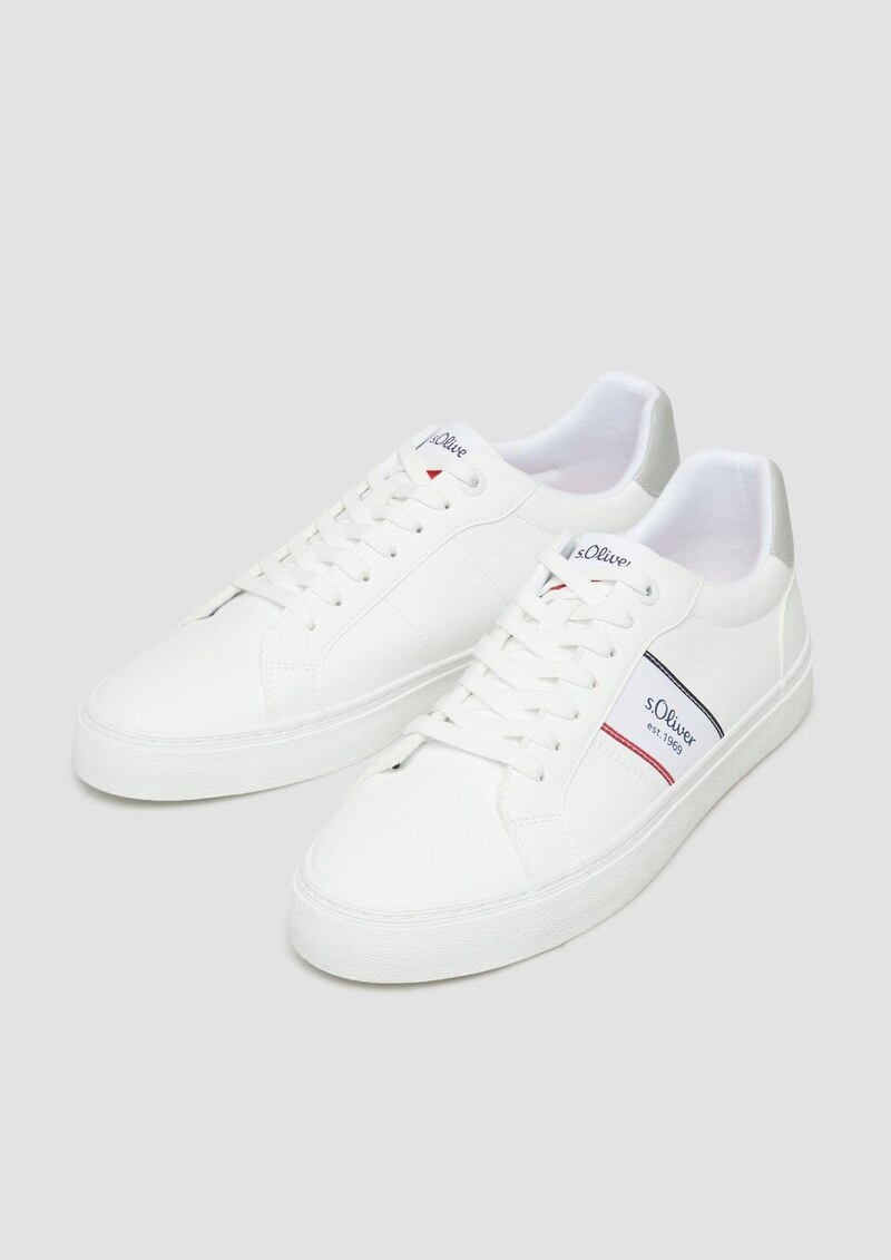 Sneaker in Leder-Optik