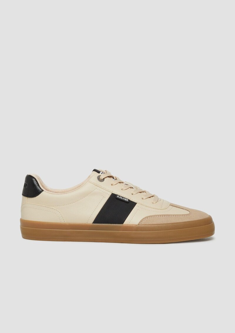 Multicolor-Sneaker mit Streifen-Detail