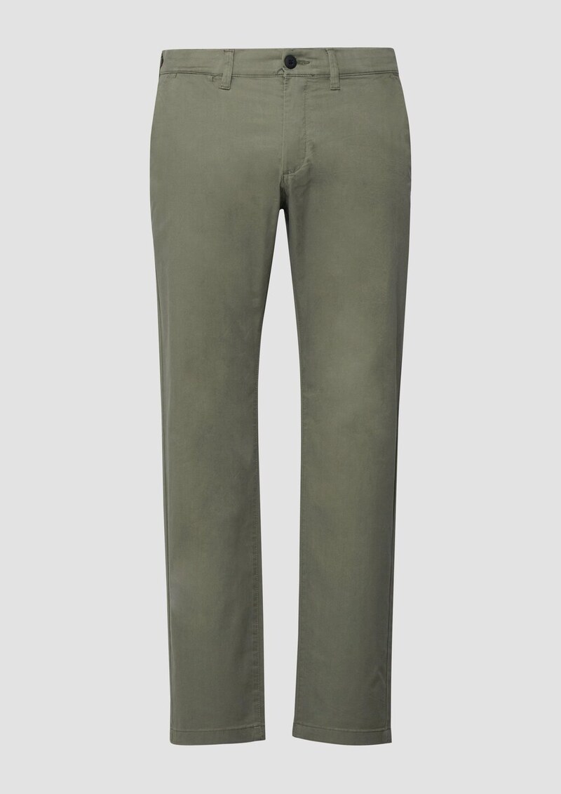 Elastische Hose aus feinem Baumwollstretch