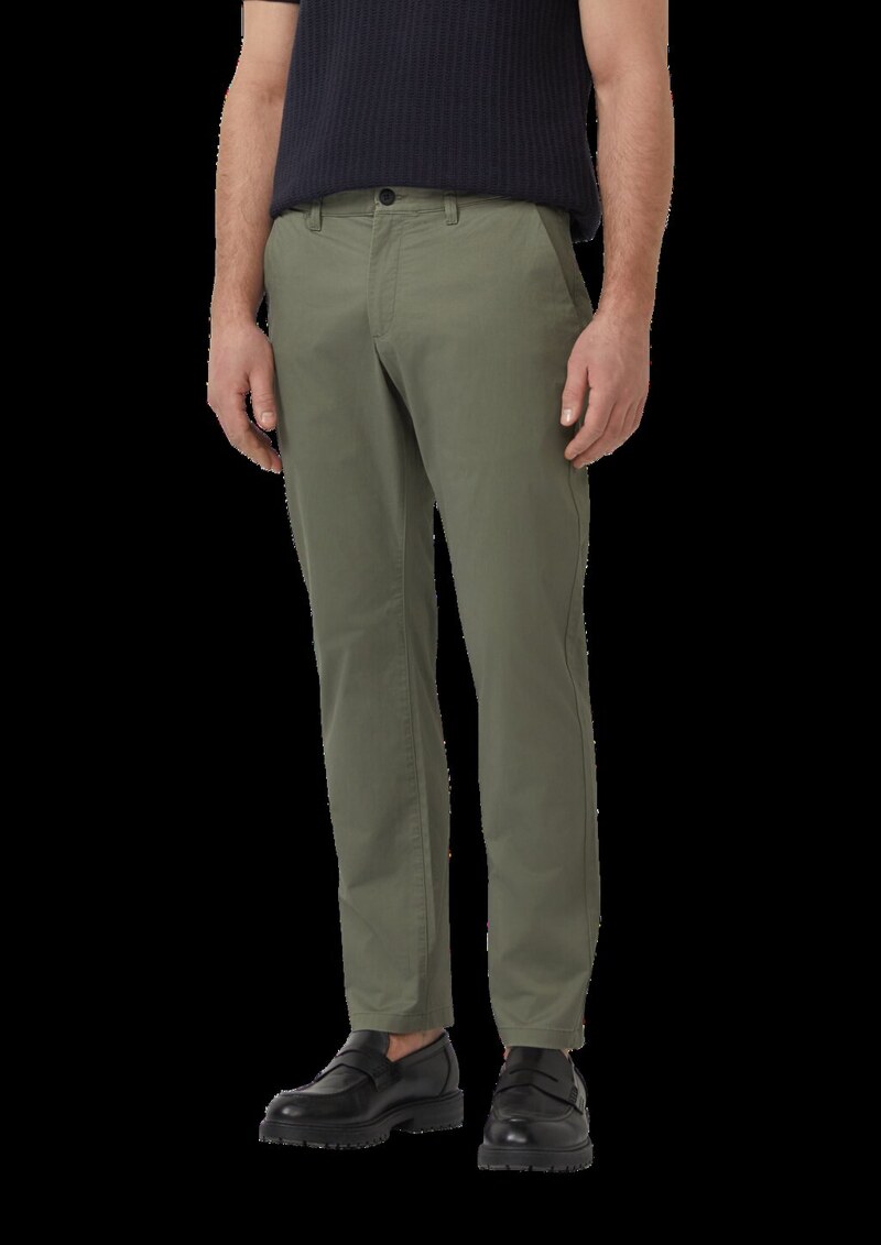 Elastische Hose aus feinem Baumwollstretch