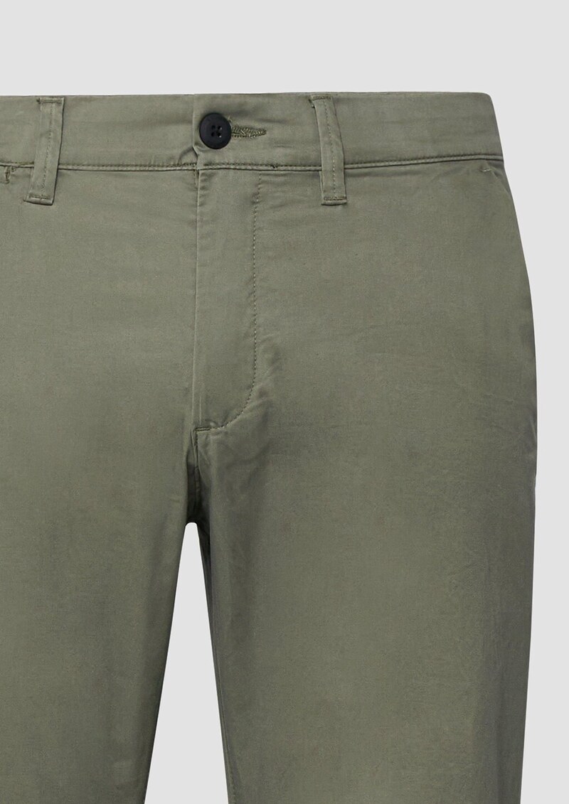 Elastische Hose aus feinem Baumwollstretch