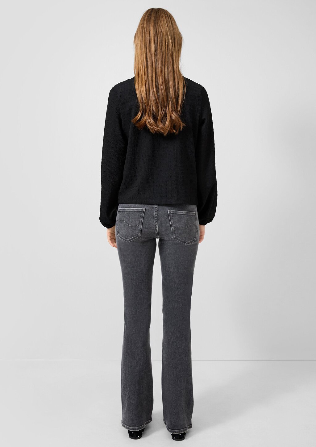 Shirt aus strukturierter Ware