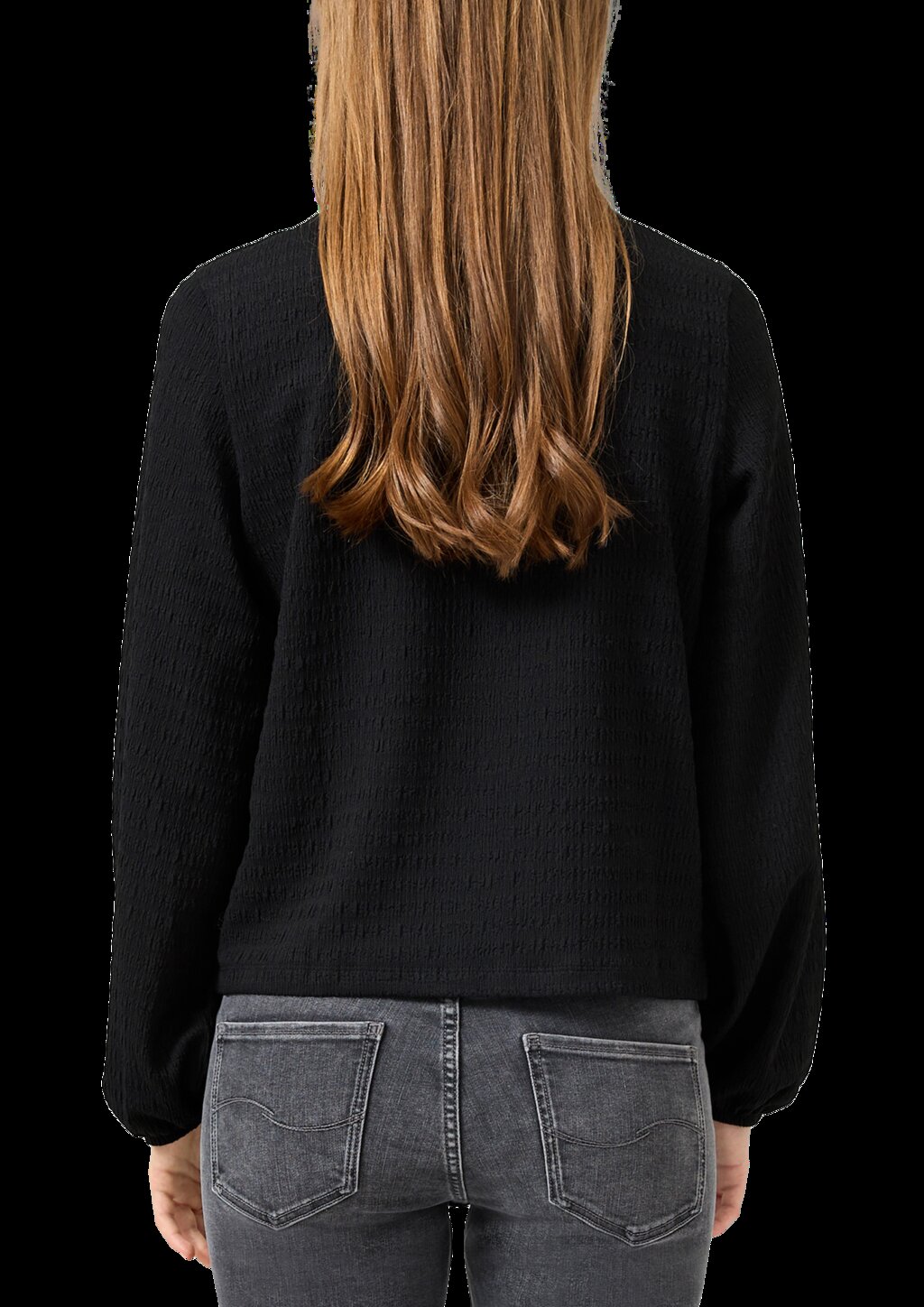 Shirt aus strukturierter Ware