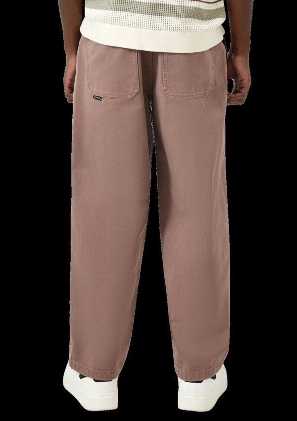 Loose Fit Hose aus Baumwolltwill mit aufgesetzten Taschen