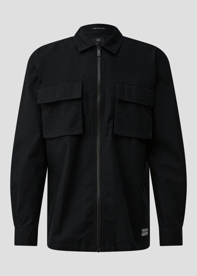 Overshirt in Baumwoll-Ribstop