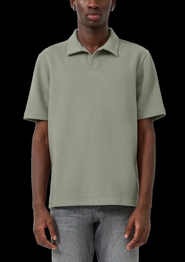 Gestricktes Poloshirt