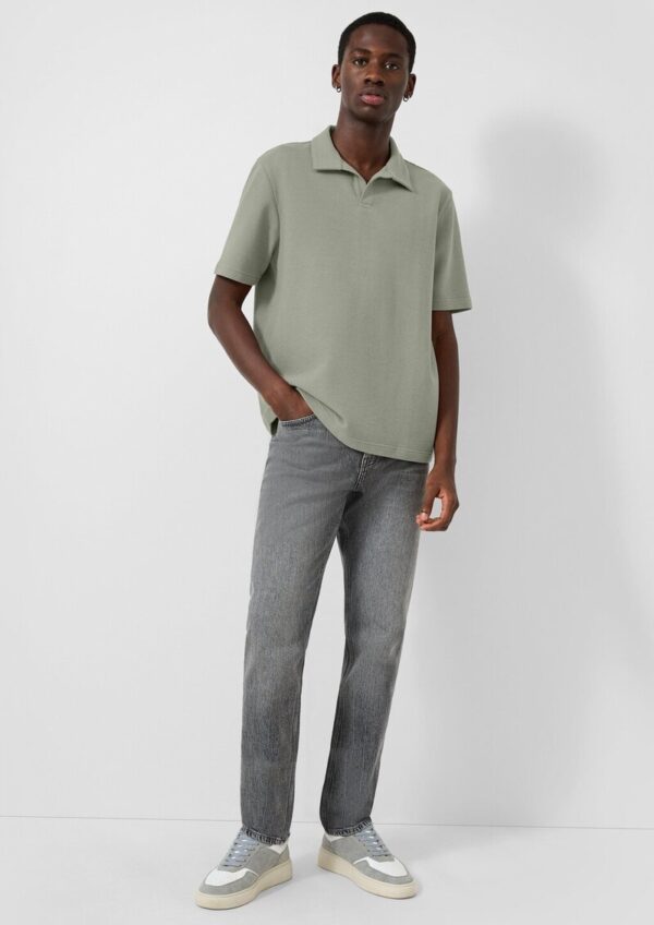 Gestricktes Poloshirt