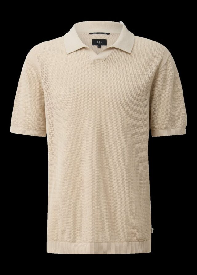Strick-Poloshirt
