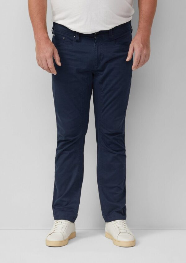 Regular Fit: Chinohose aus Baumwollstretch