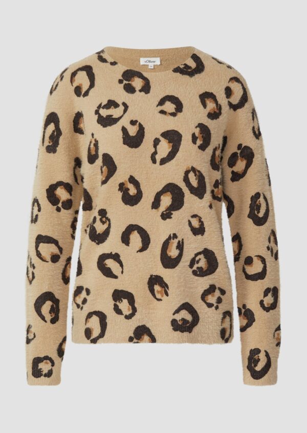 Strickpullover in Regular Fit mit weicher Strickqualität