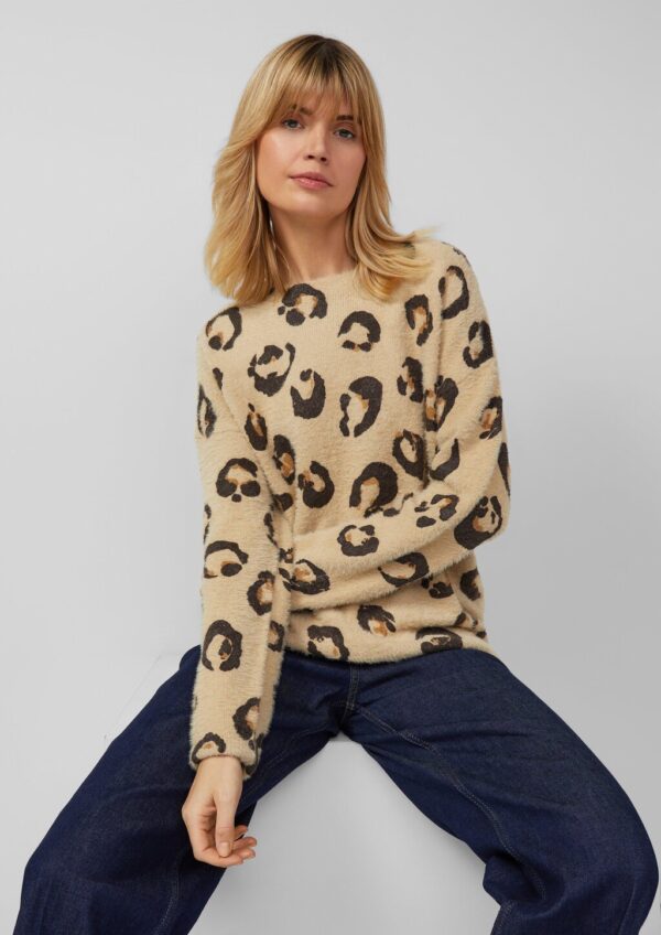 Strickpullover in Regular Fit mit weicher Strickqualität