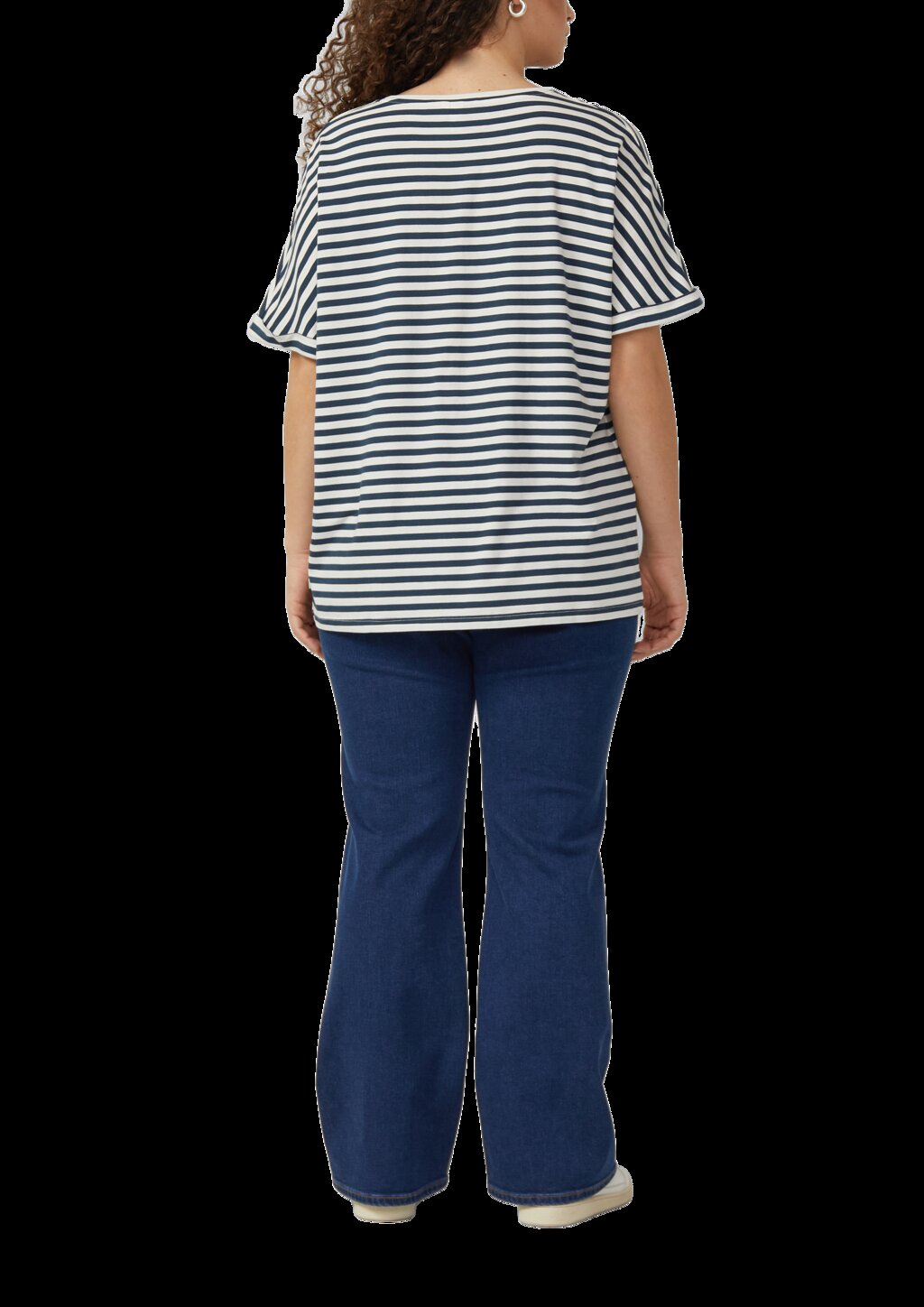 T-Shirt mit Fledermausärmeln im Loose Fit