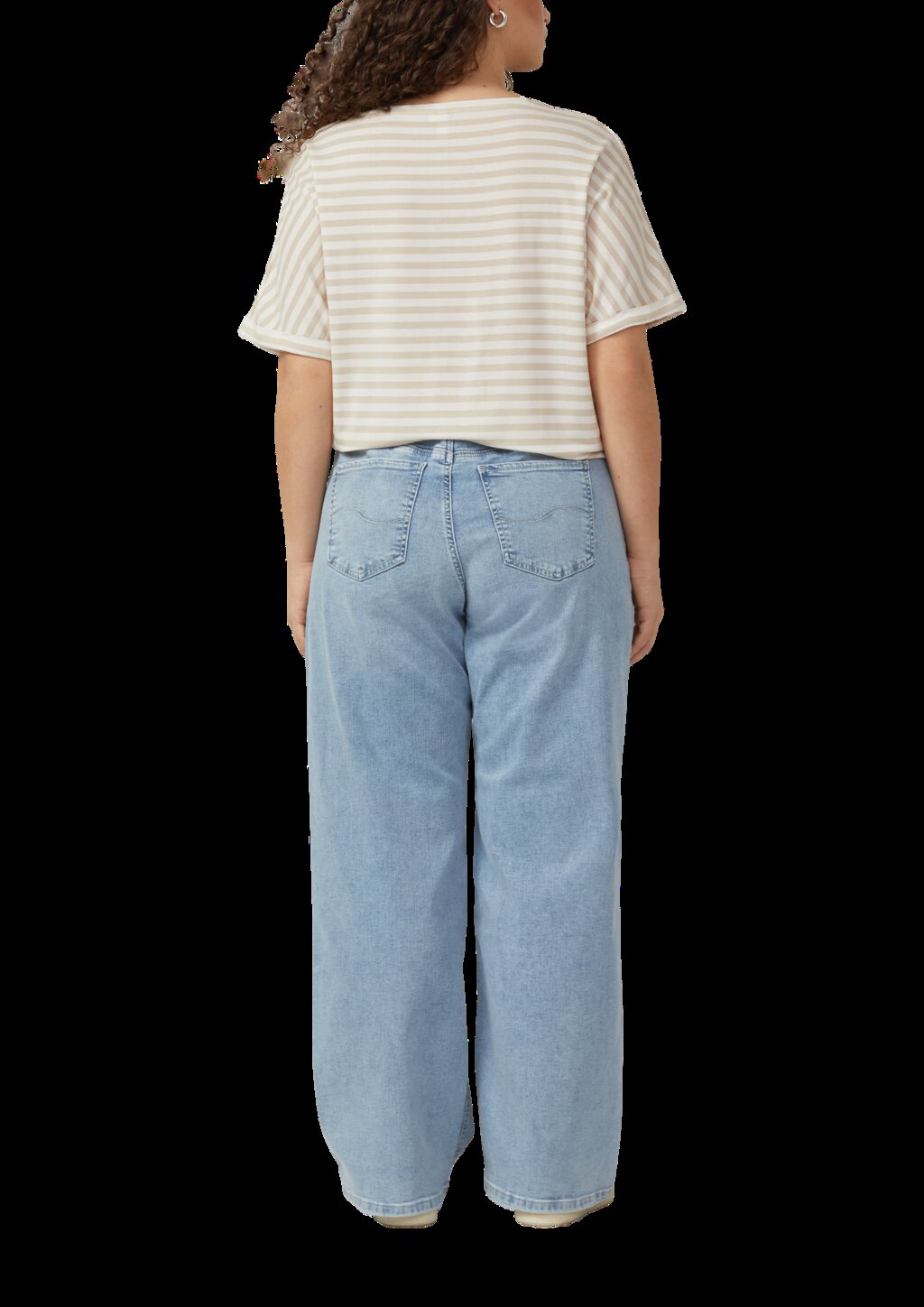 Jeans / Slim Fit / Mid Rise / Wide Leg