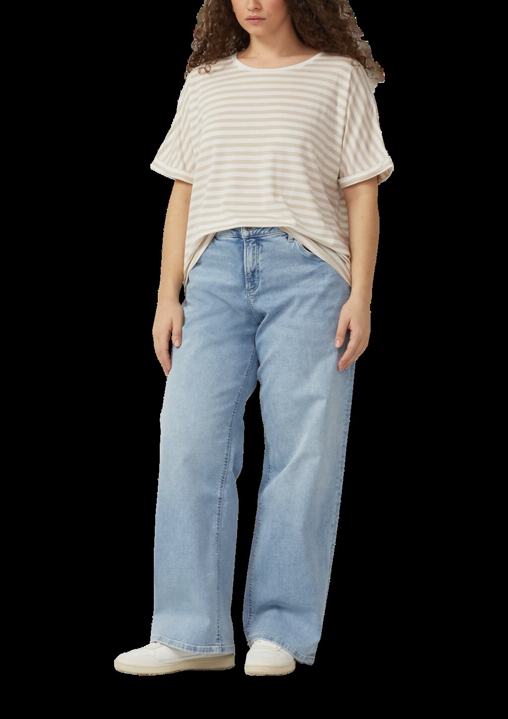 Jeans / Slim Fit / Mid Rise / Wide Leg