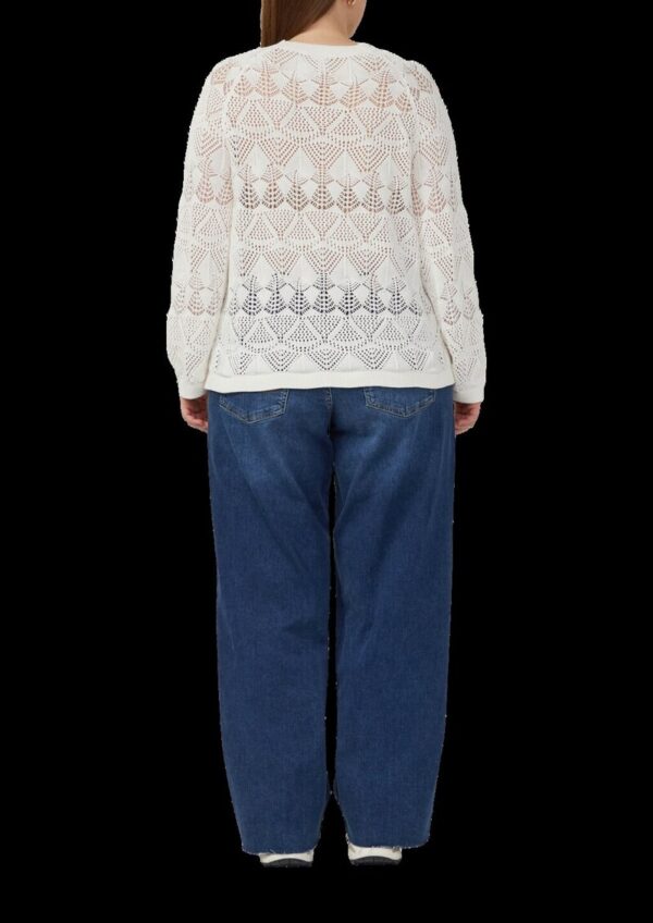 Transparenter Baumwollpullover