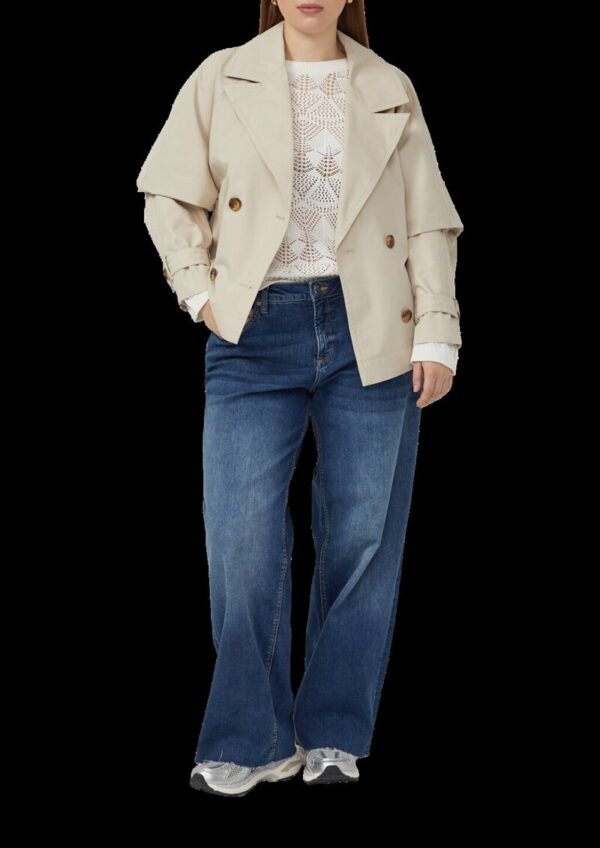 Transparenter Baumwollpullover