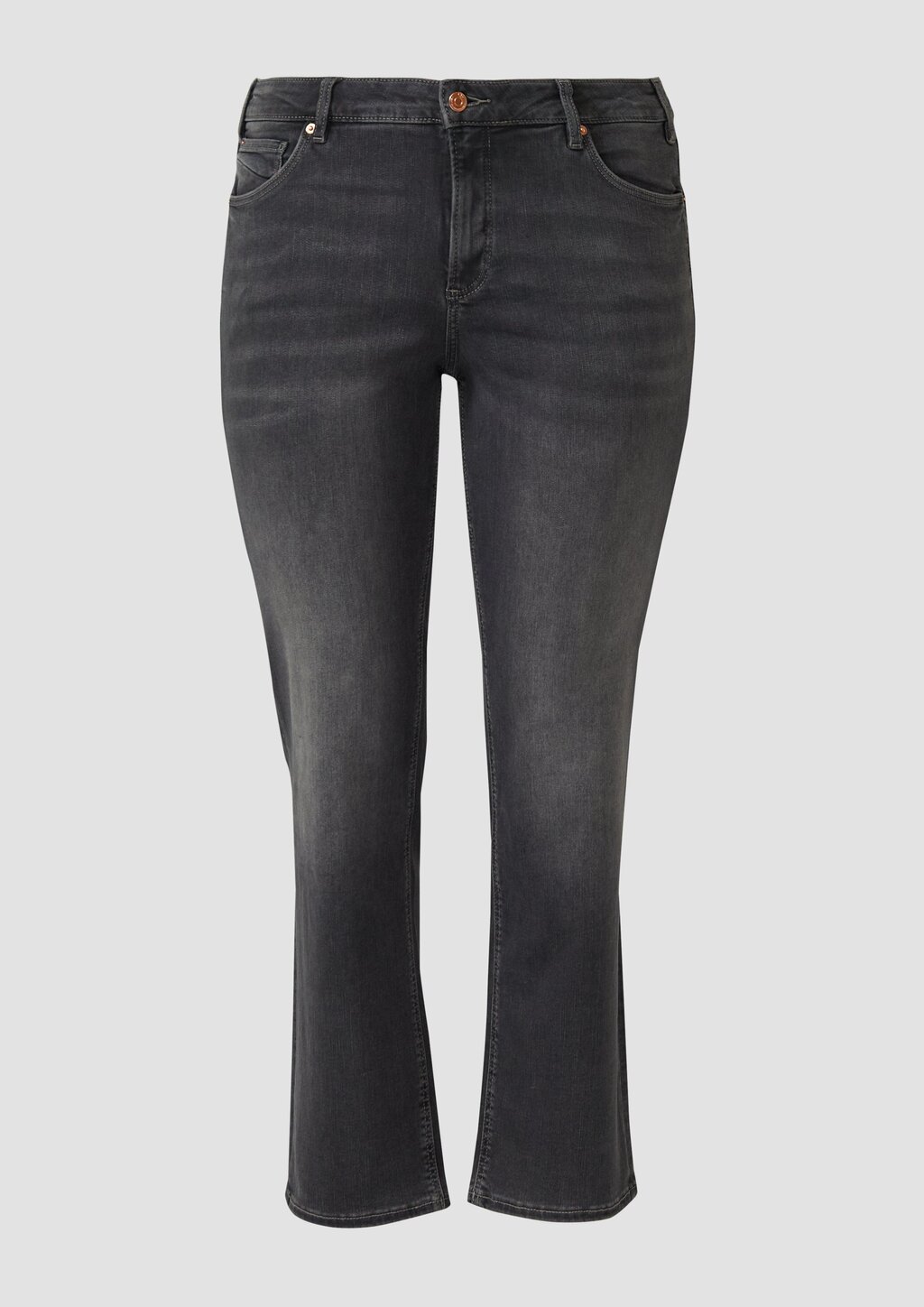 Jeans / Slim Fit / Mid Rise / Straight Leg