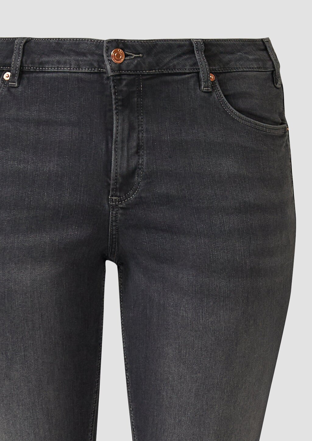 Jeans / Slim Fit / Mid Rise / Straight Leg