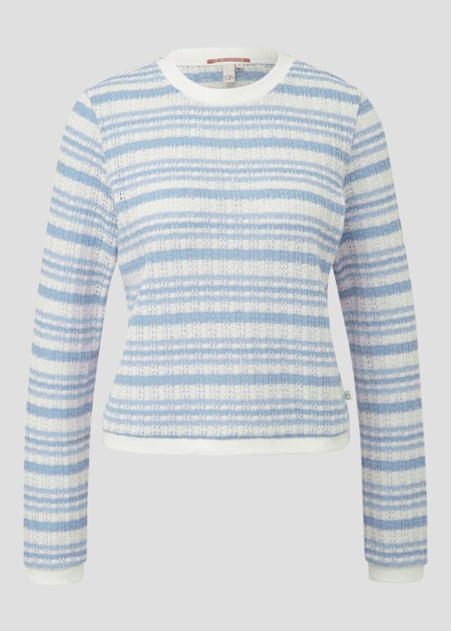 Longsleeve mit Ajourmuster