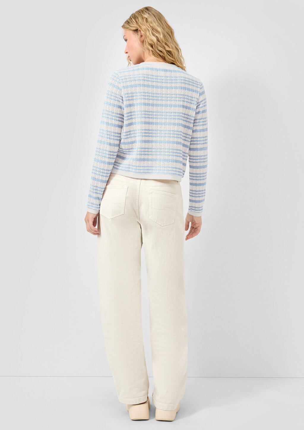 Longsleeve mit Ajourmuster