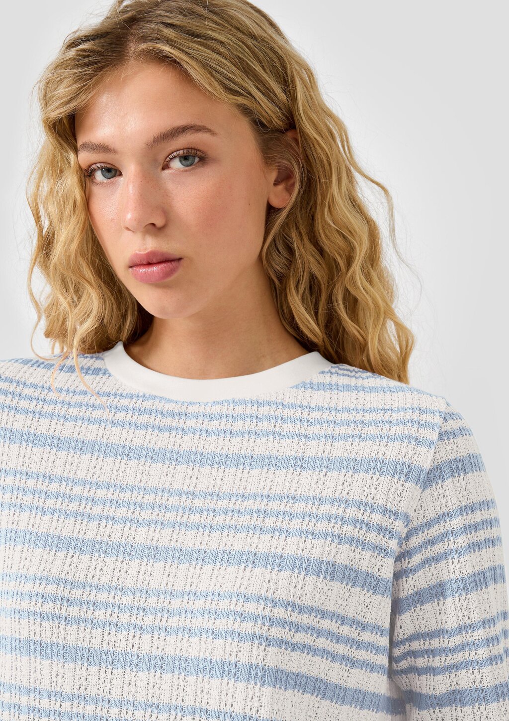 Longsleeve mit Ajourmuster