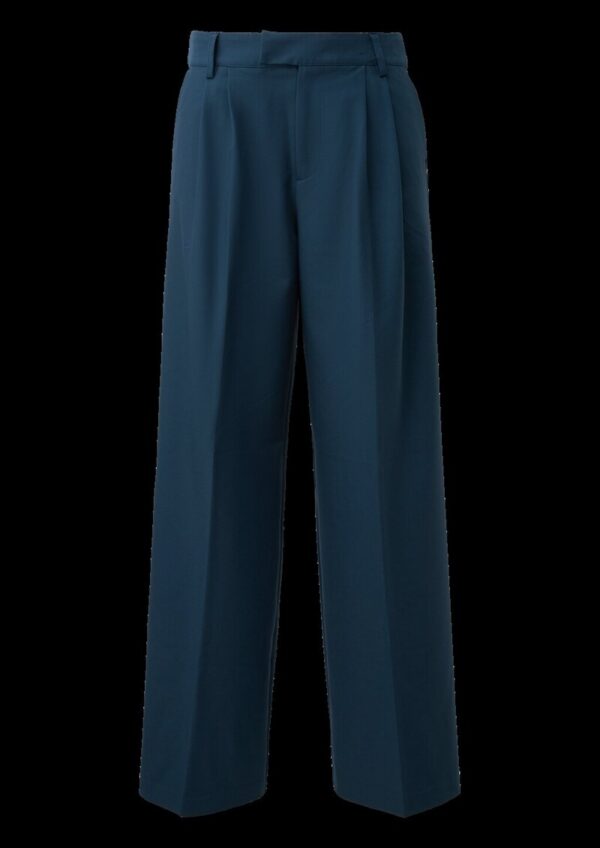 Wide Leg Hose mit Bundfalten