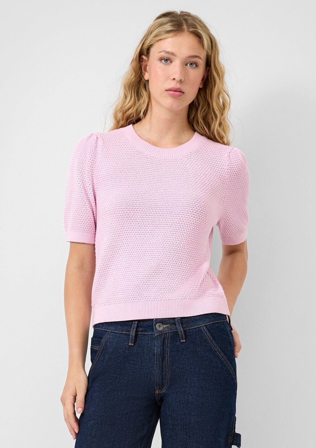 Strukturierter Pullover