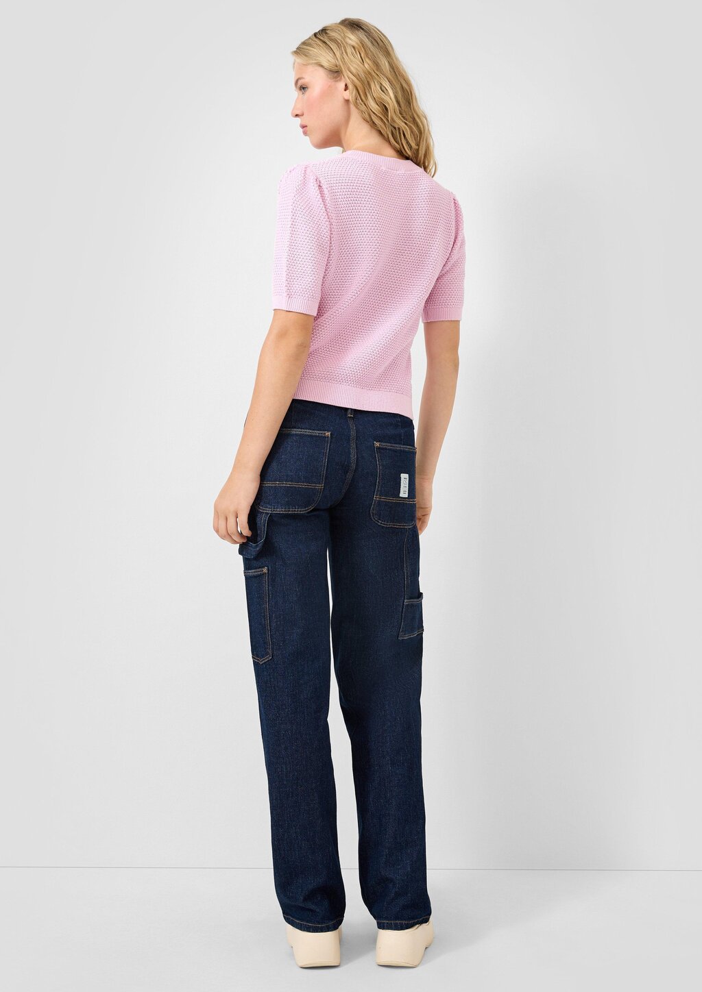 Strukturierter Pullover