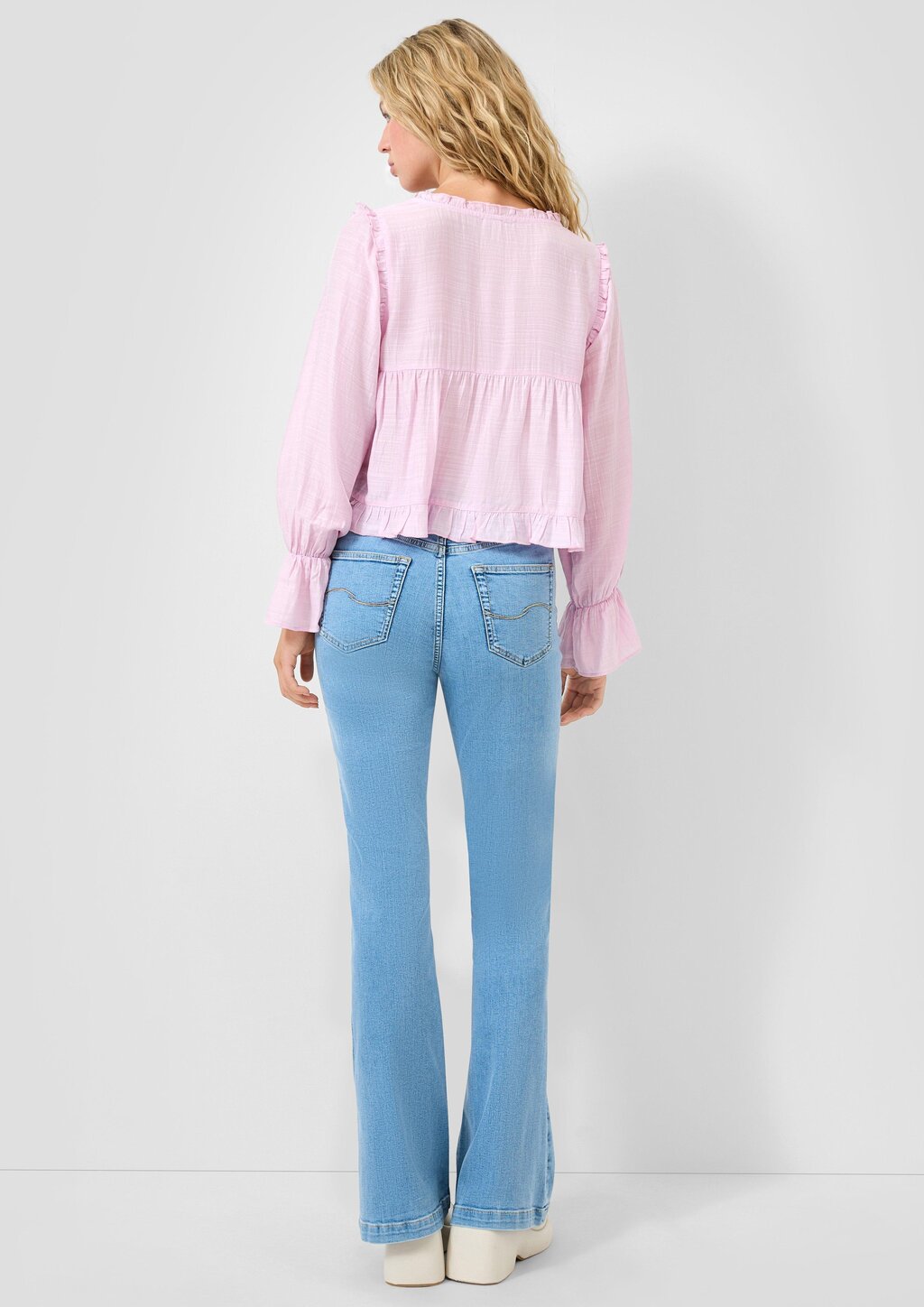 Jeans Reena / Slim Fit / High Rise / Flared Leg