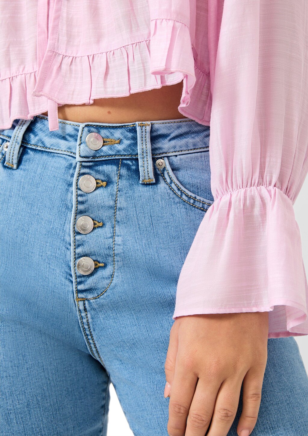 Jeans Reena / Slim Fit / High Rise / Flared Leg