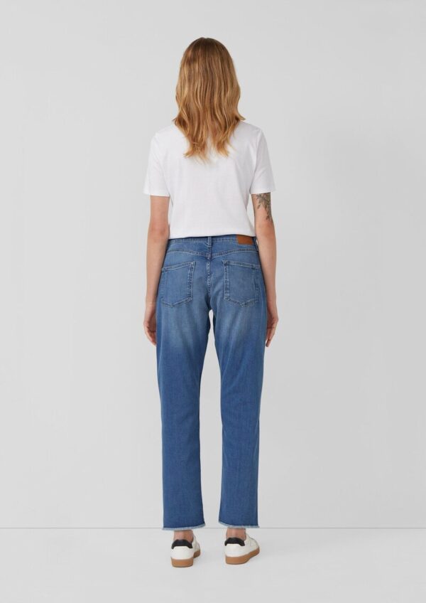 Ankle-Jeans Franciz / Relaxed Fit / Mid Rise / Tapered Leg / offener Saum