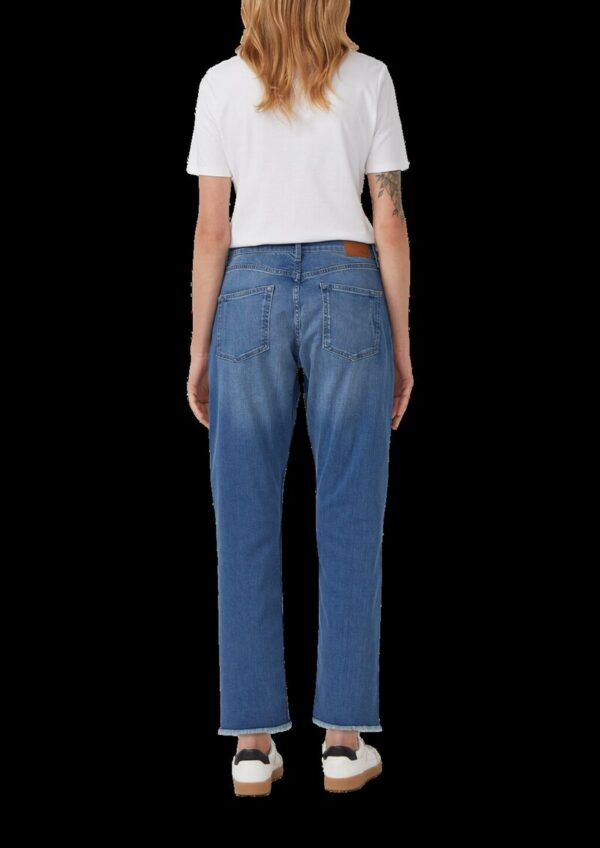 Ankle-Jeans Franciz / Relaxed Fit / Mid Rise / Tapered Leg / offener Saum